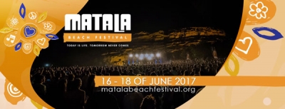 Matala Beach Festival 16, 17, &amp; 18 Ιουνίου